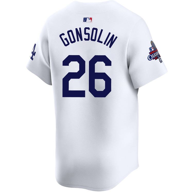Tony Gonsolin Los Angeles Dodgers Home Limited World Series Champions Jersey