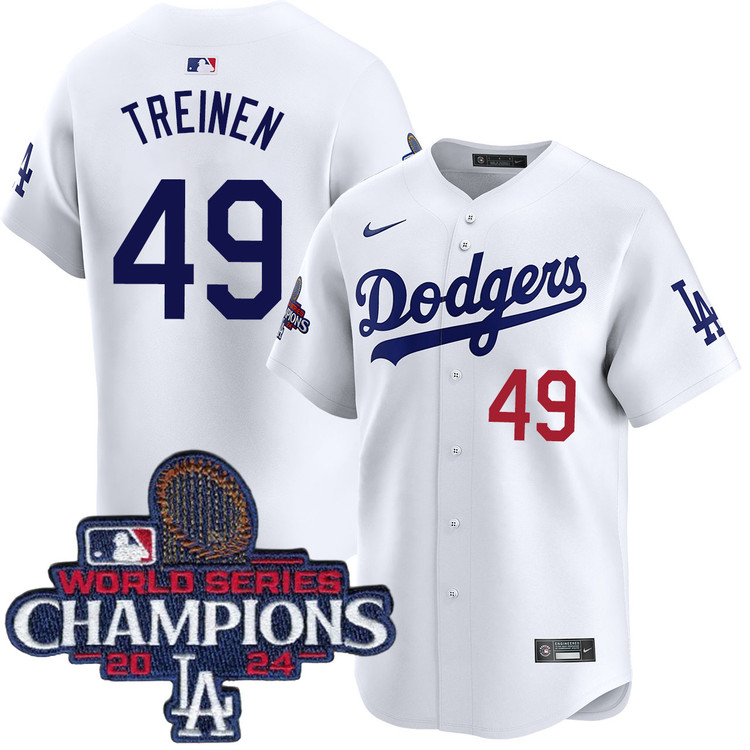Blake Treinen Los Angeles Dodgers Home Limited World Series Champions Jersey