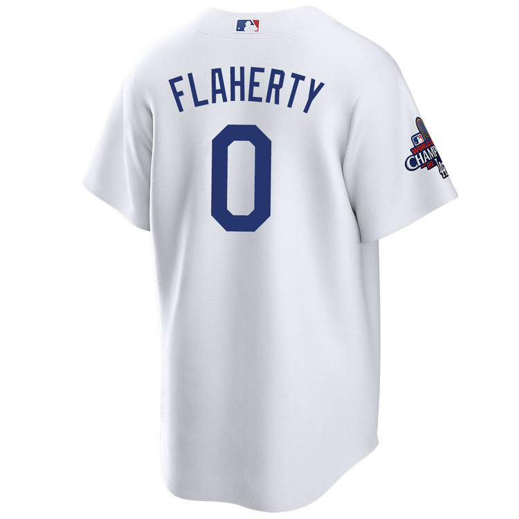 Jack Flaherty Los Angeles Dodgers Home World Series Champions Jersey