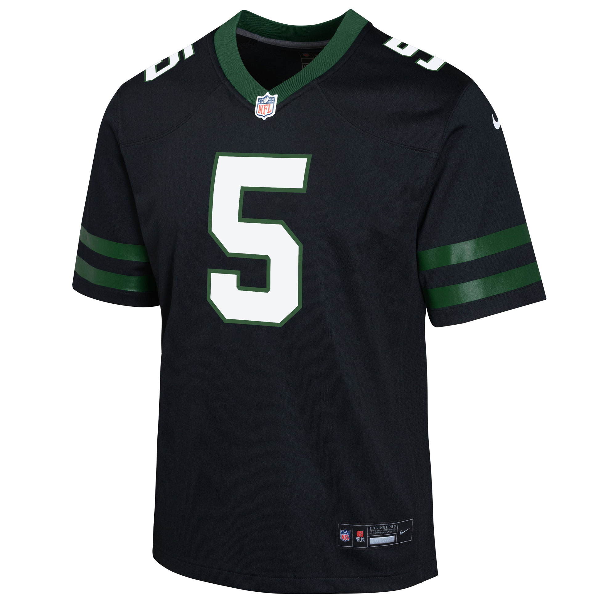 Garrett Wilson New York Jets Youth Alternate Game Jersey - Legacy Black