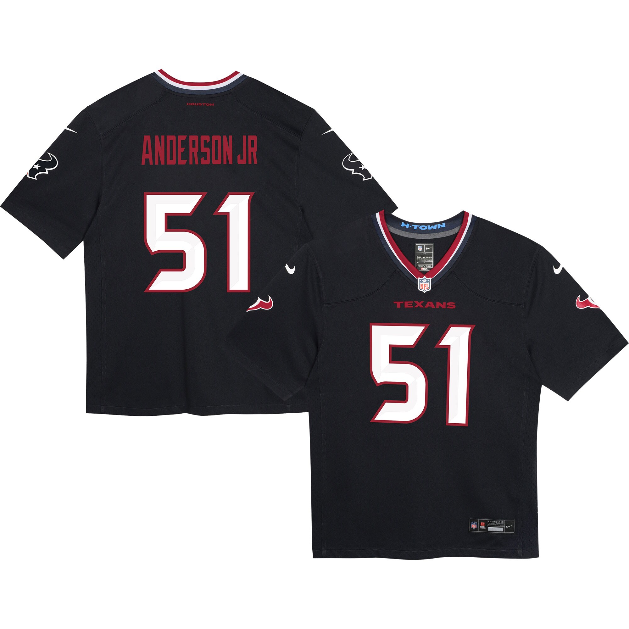 Will Anderson Jr. Houston Texans  Infant Game Jersey - Navy