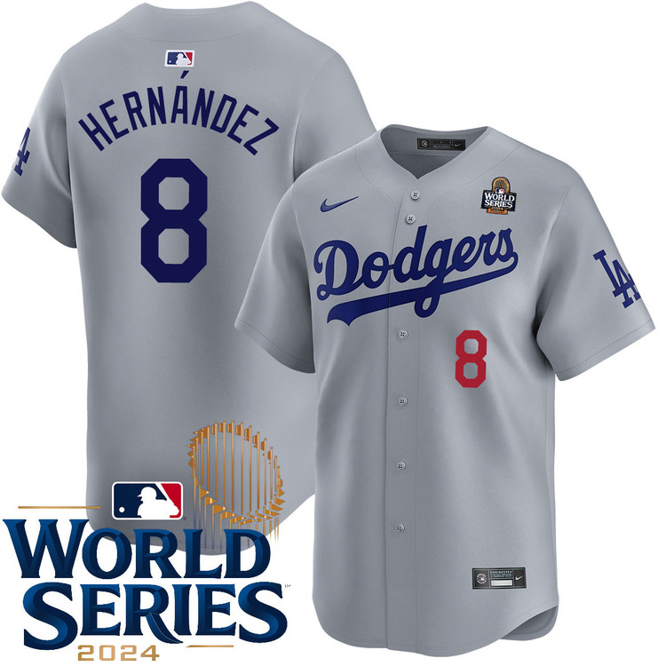 Enrique Hernandez Los Angeles Dodgers Alternate Road Limited World Series Jersey