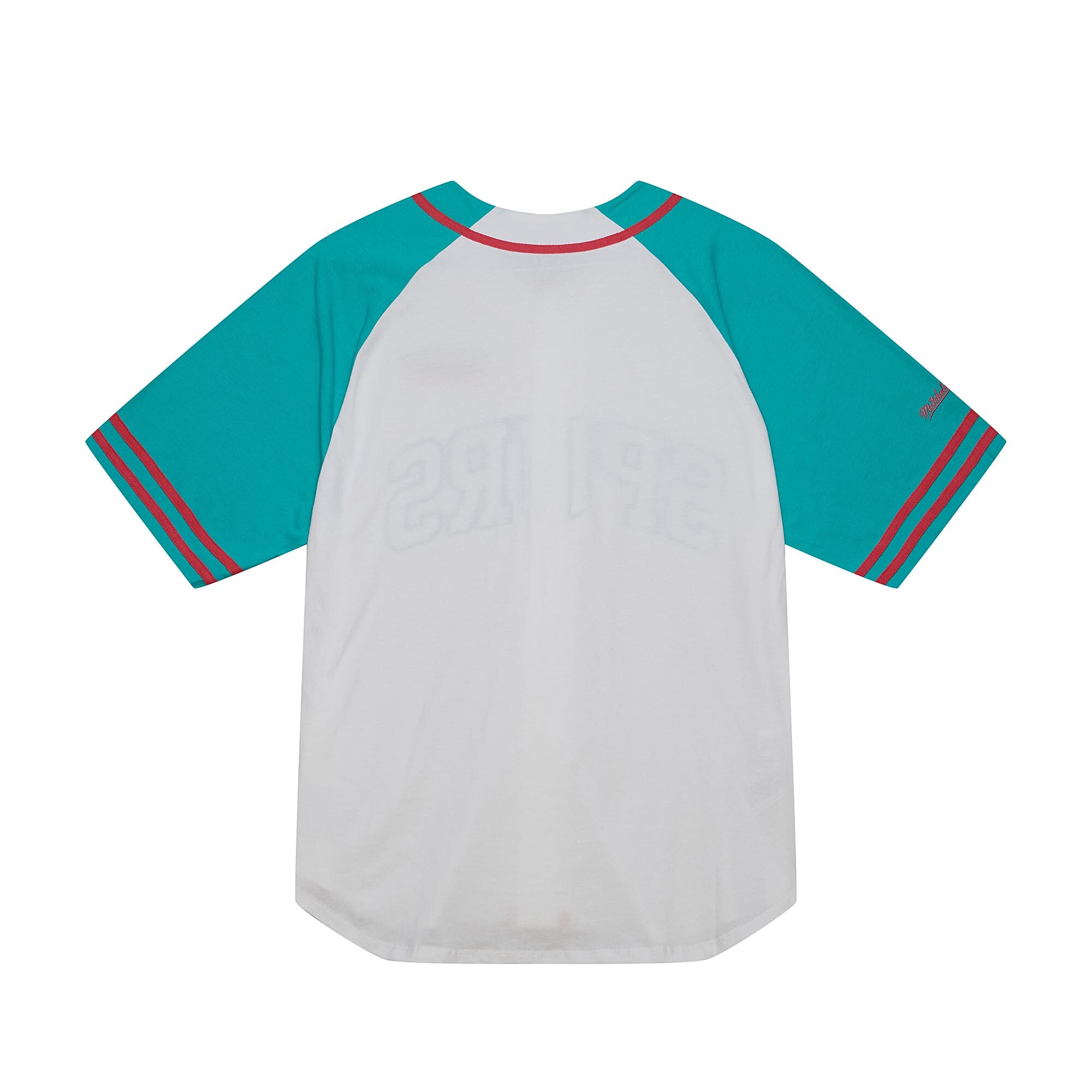 San Antonio Spurs Mitchell & Ness Practice Day Baseball Jersey - White