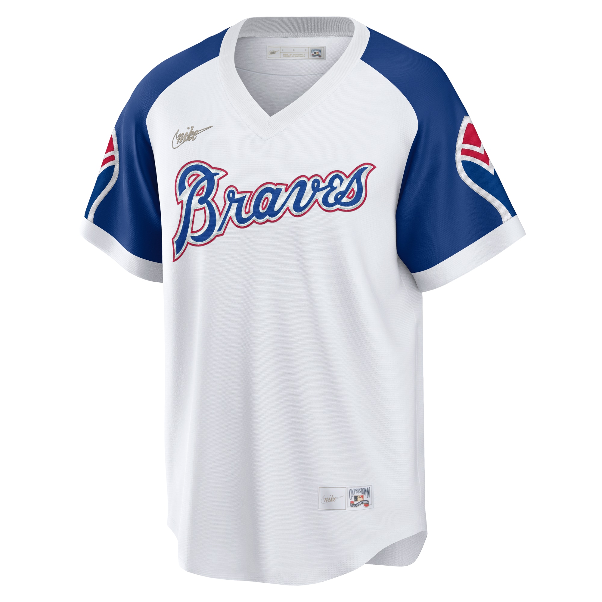 Hank Aaron Atlanta Braves Home Cooperstown Collection Player Jersey - White