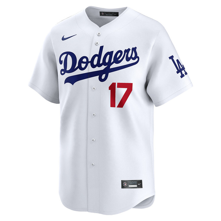Shohei Ohtani Kanji Los Angeles Dodgers Home Limited Jersey