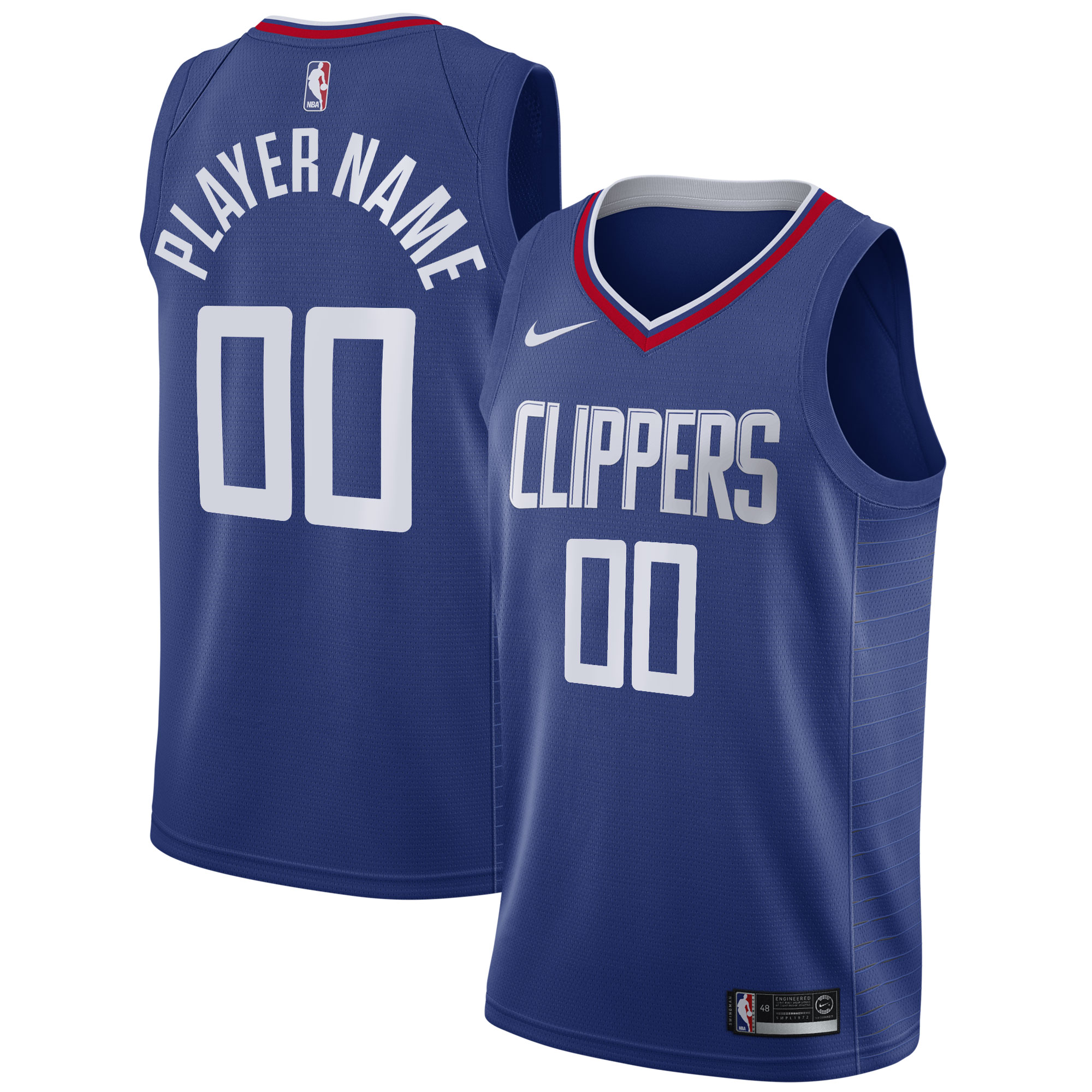 LA Clippers  2020\/21 Swingman Custom Jersey - Icon Edition - Royal