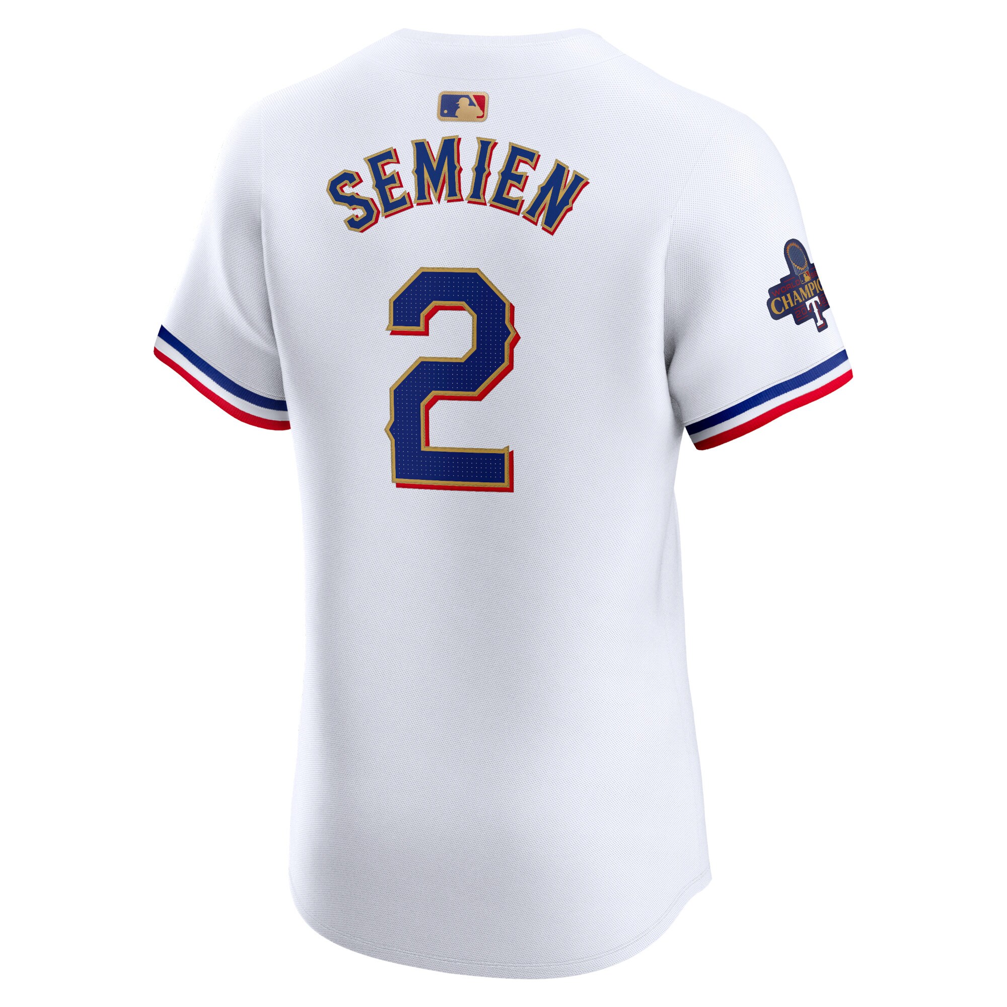 Marcus Semien Texas Rangers  2024 Gold Collection Elite Player Jersey White