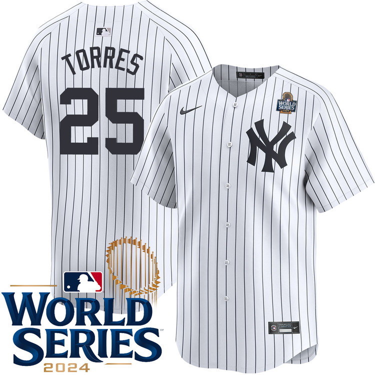Gleyber Torres New York Yankees Home Limited World Series Jersey