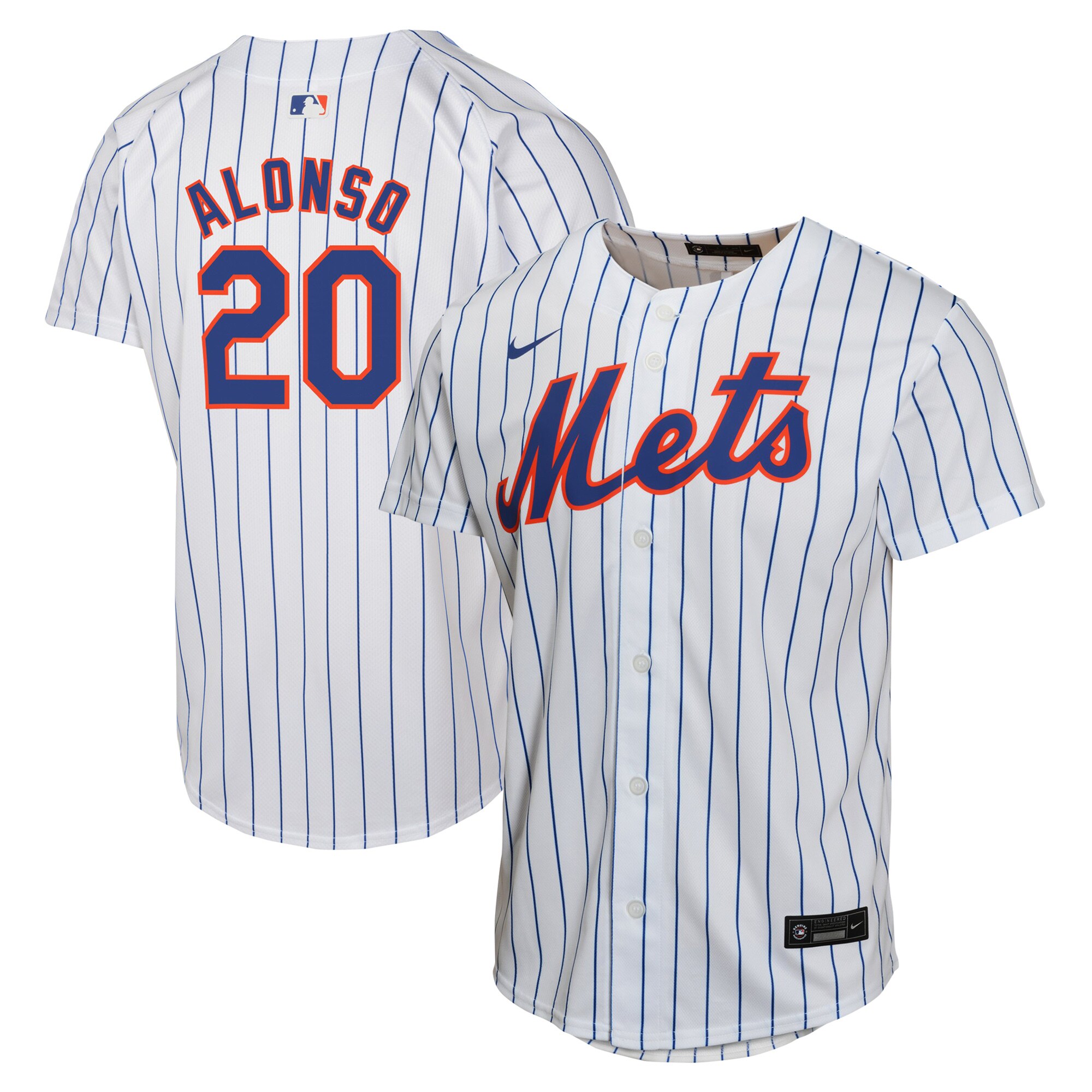 Pete Alonso New York Mets  Youth Home Game Player Jersey - White
