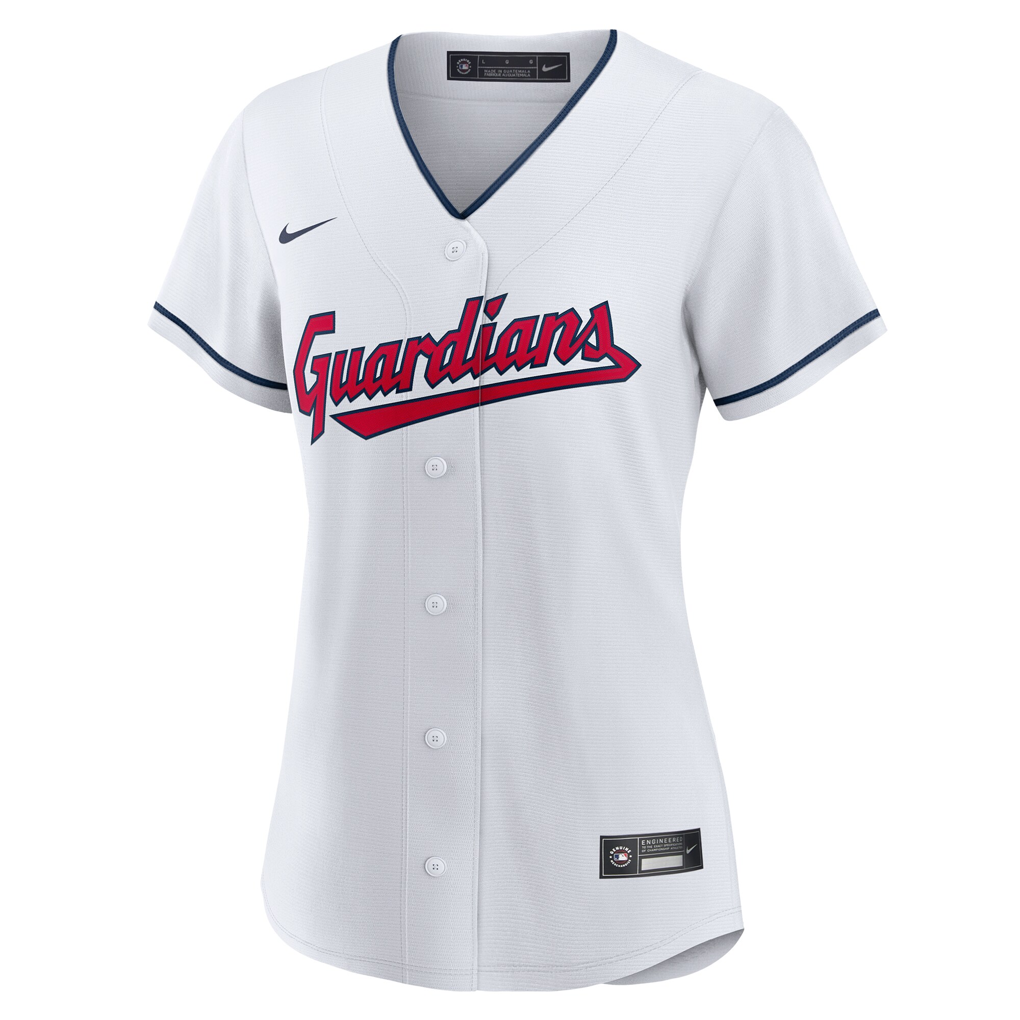 Cleveland Guardians  Women's Replica Custom Jersey - White