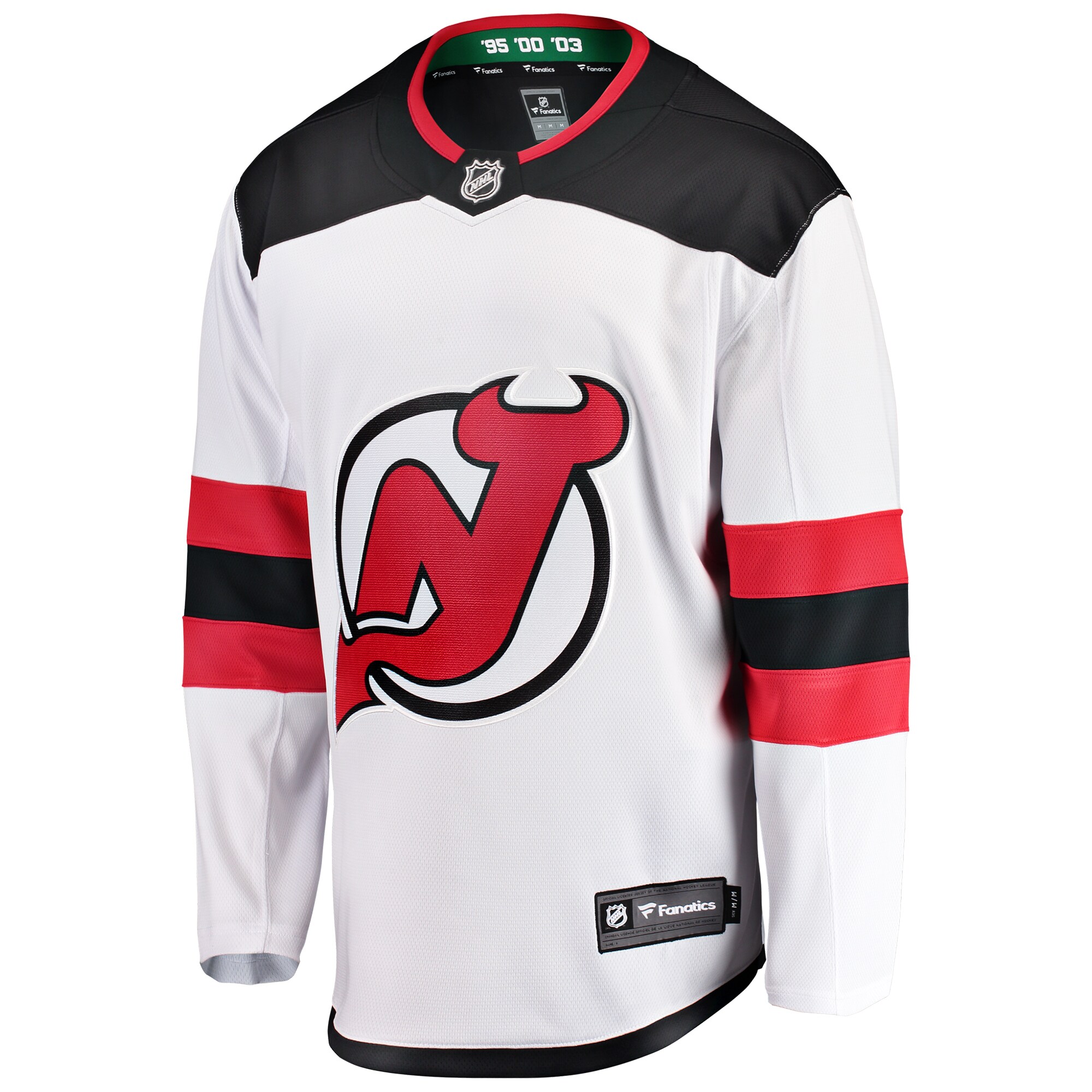 New Jersey Devils Fanatics Youth Away Breakaway Jersey - White