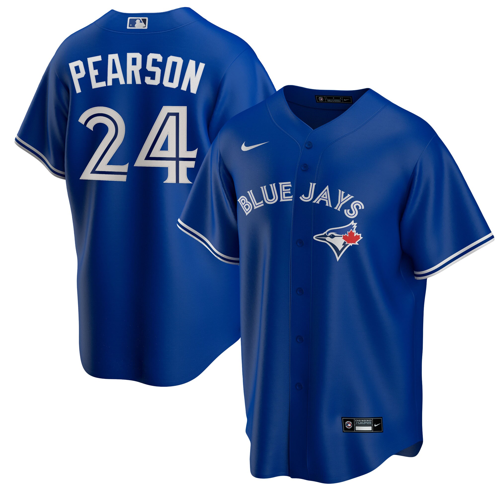 Nate Pearson Toronto Blue Jays  Replica Player Name Jersey - Royal