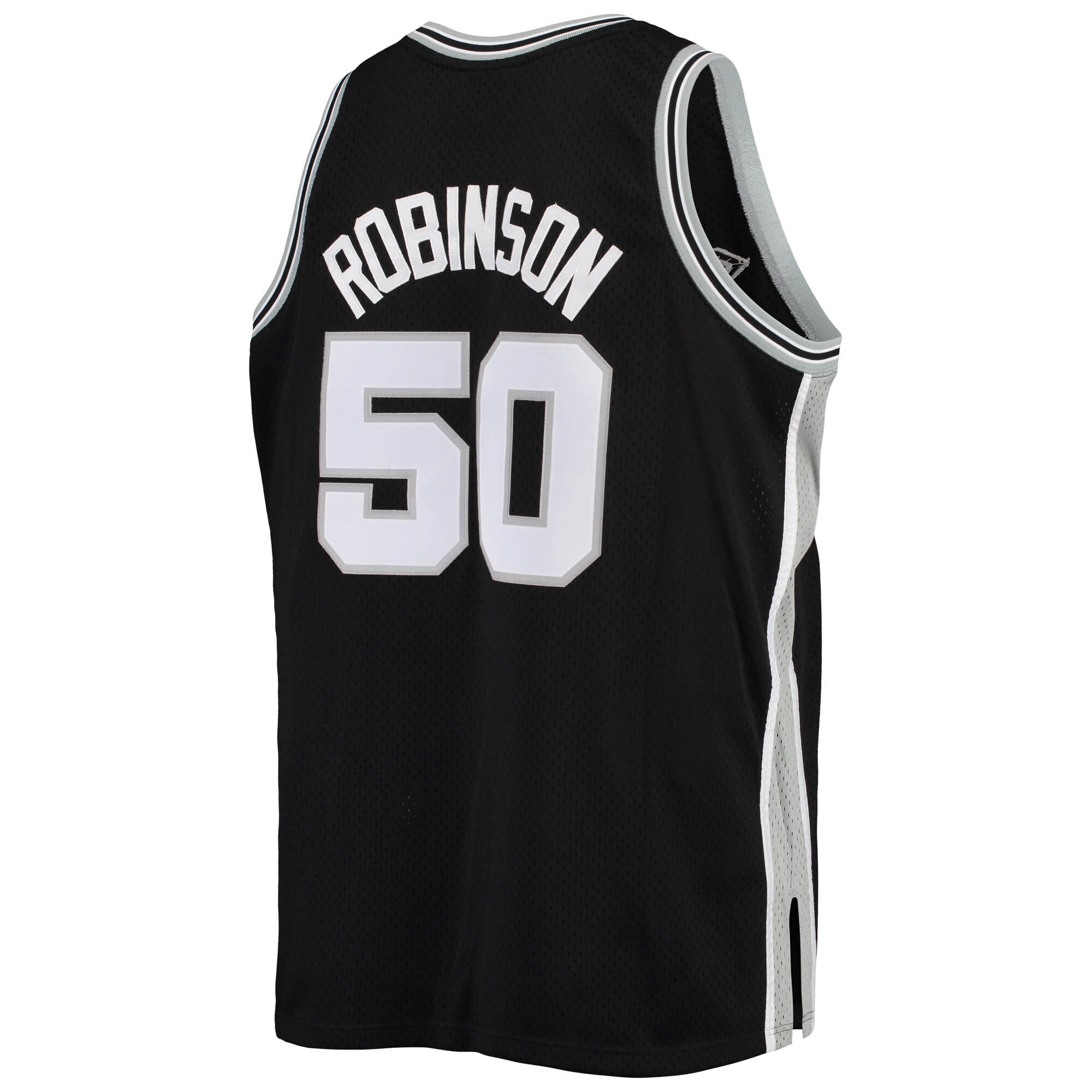 David Robinson San Antonio Spurs Mitchell & Ness 1998\/99 Big & Tall Hardwood Classics Swingman Jersey - Black