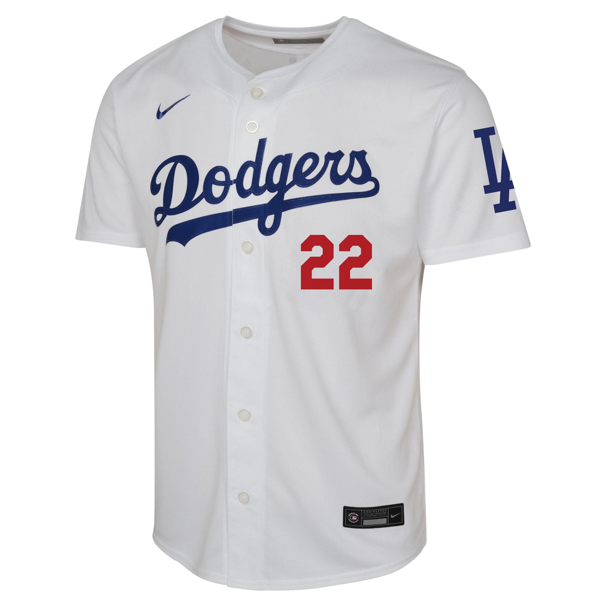 Clayton Kershaw Los Angeles Dodgers  Youth Home Limited Jersey White