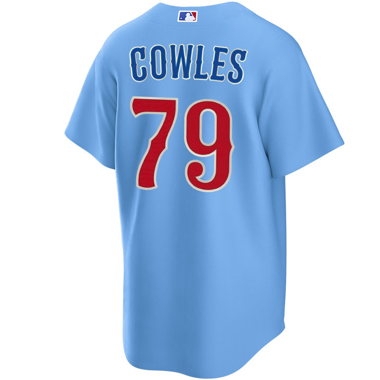 Benjamin Cowles Chicago Cubs Blues Alternate Jersey
