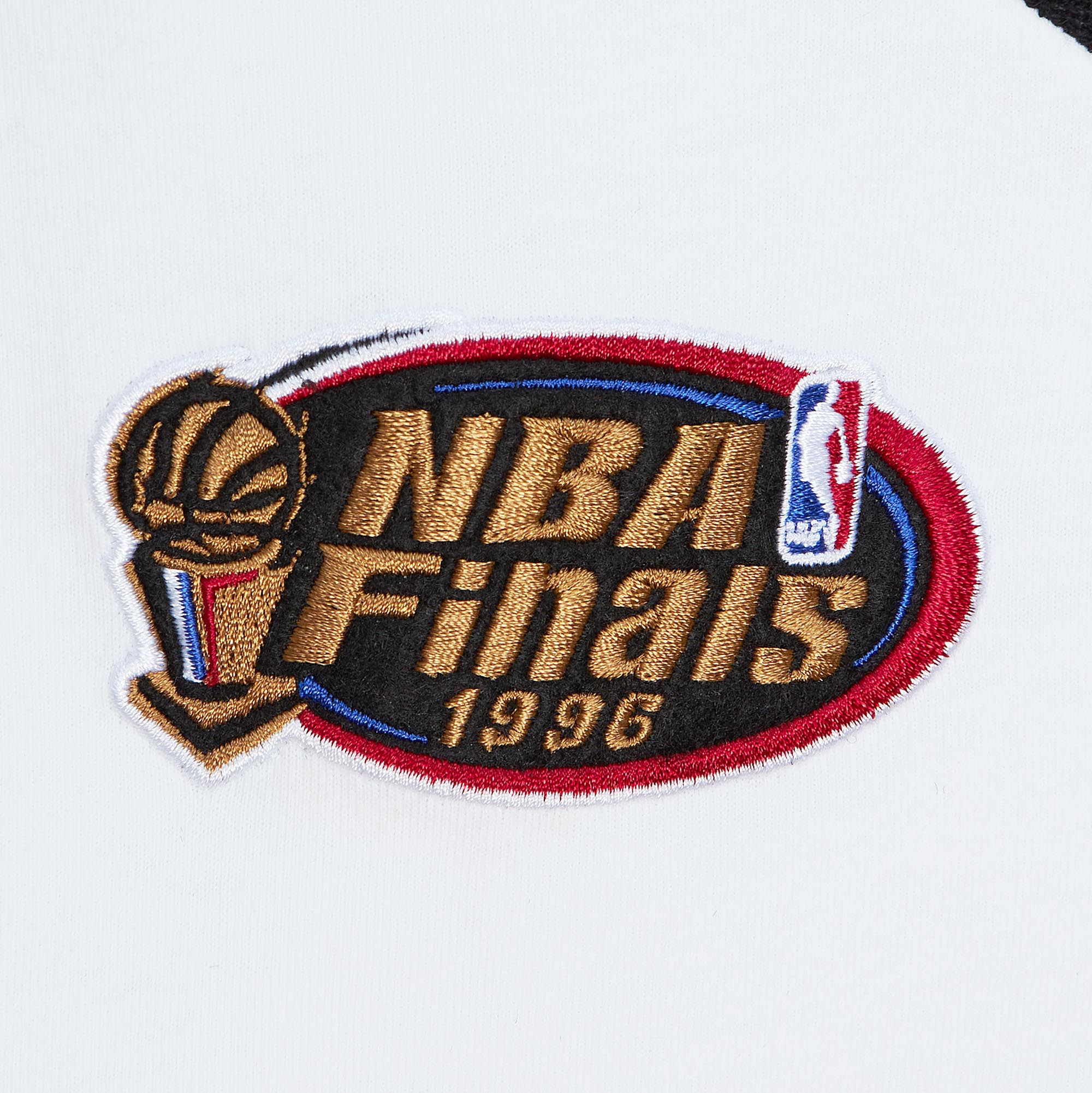 Chicago Bulls Mitchell & Ness Practice Day Baseball Jersey - White