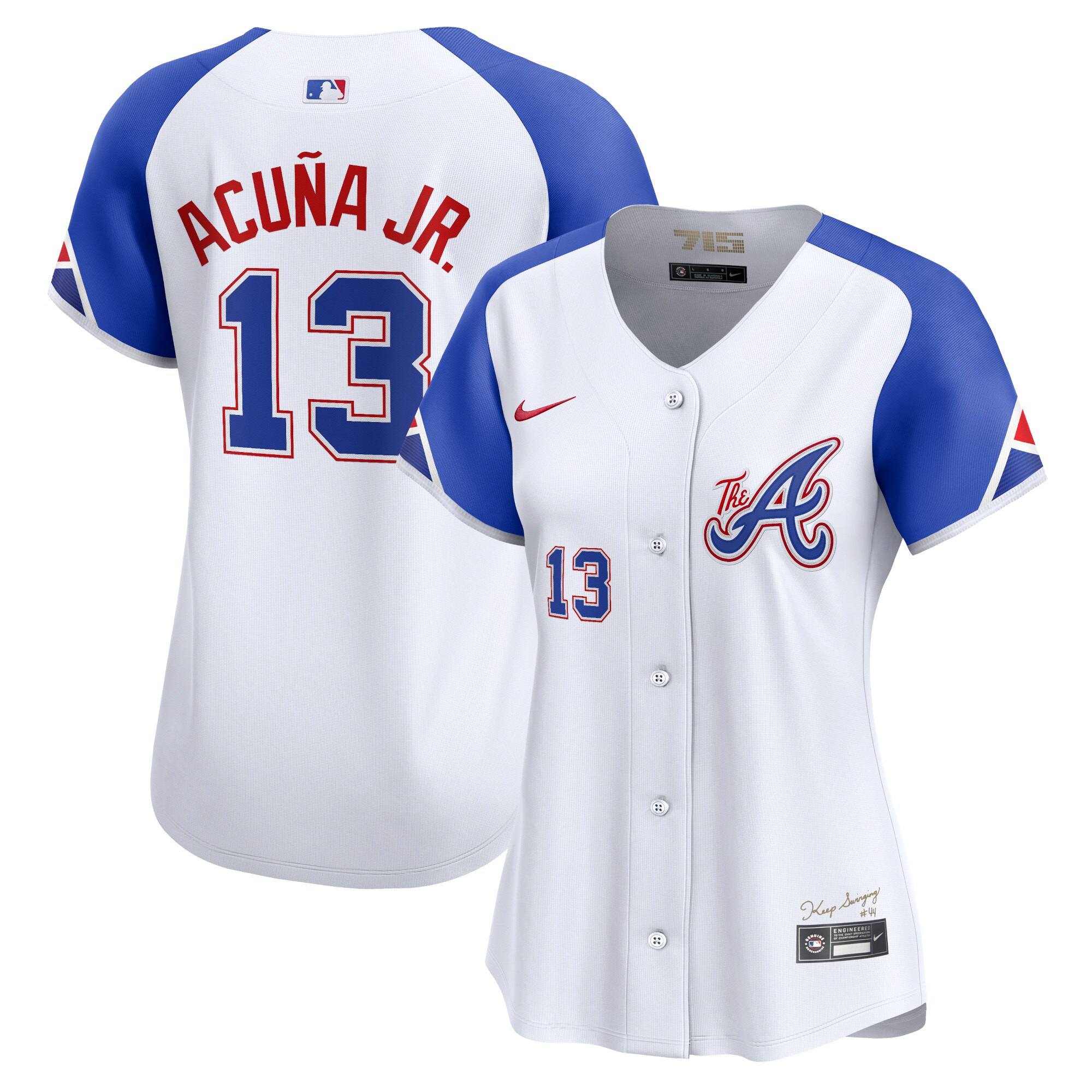 Ronald Acu\u00c3\u00b1a Jr. Atlanta Braves Women's City Connect Limited Player Jersey - White
