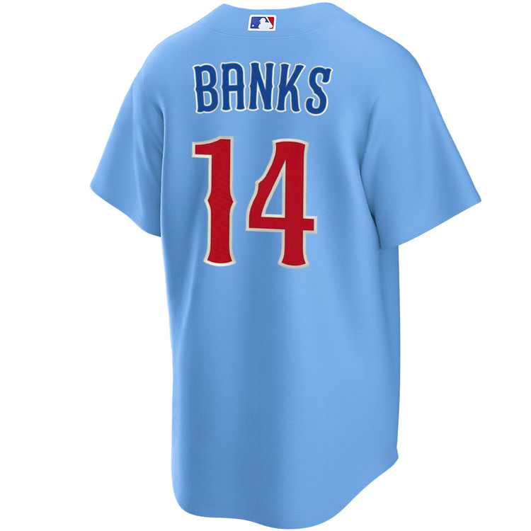 Ernie Banks Chicago Cubs Blues Alternate Jersey