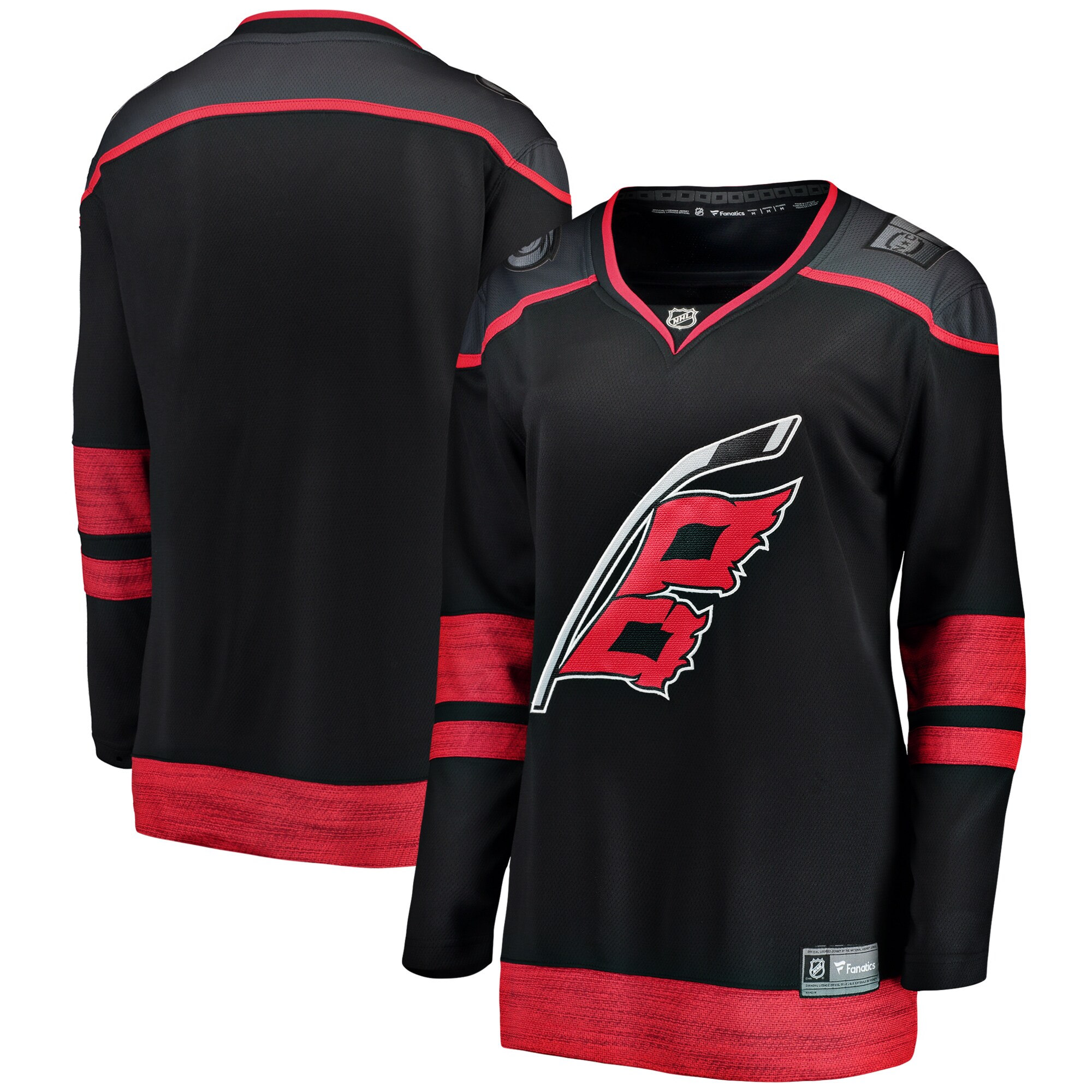 Carolina Hurricanes Fanatics Women's Home Breakaway Jersey - Black