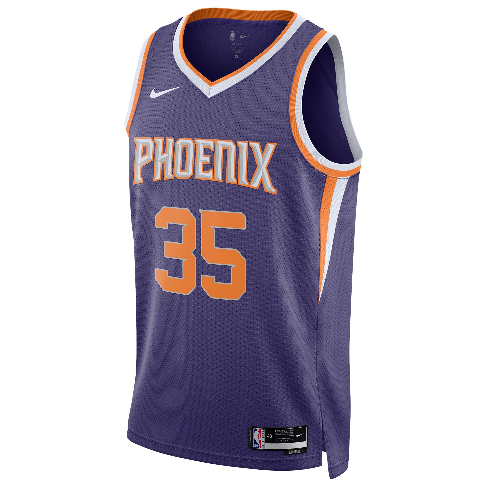 Kevin Durant Phoenix Suns Unisex Swingman Jersey - Icon Edition - Purple