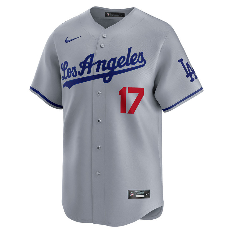 Shohei Ohtani Kanji Los Angeles Dodgers Road Limited Jersey