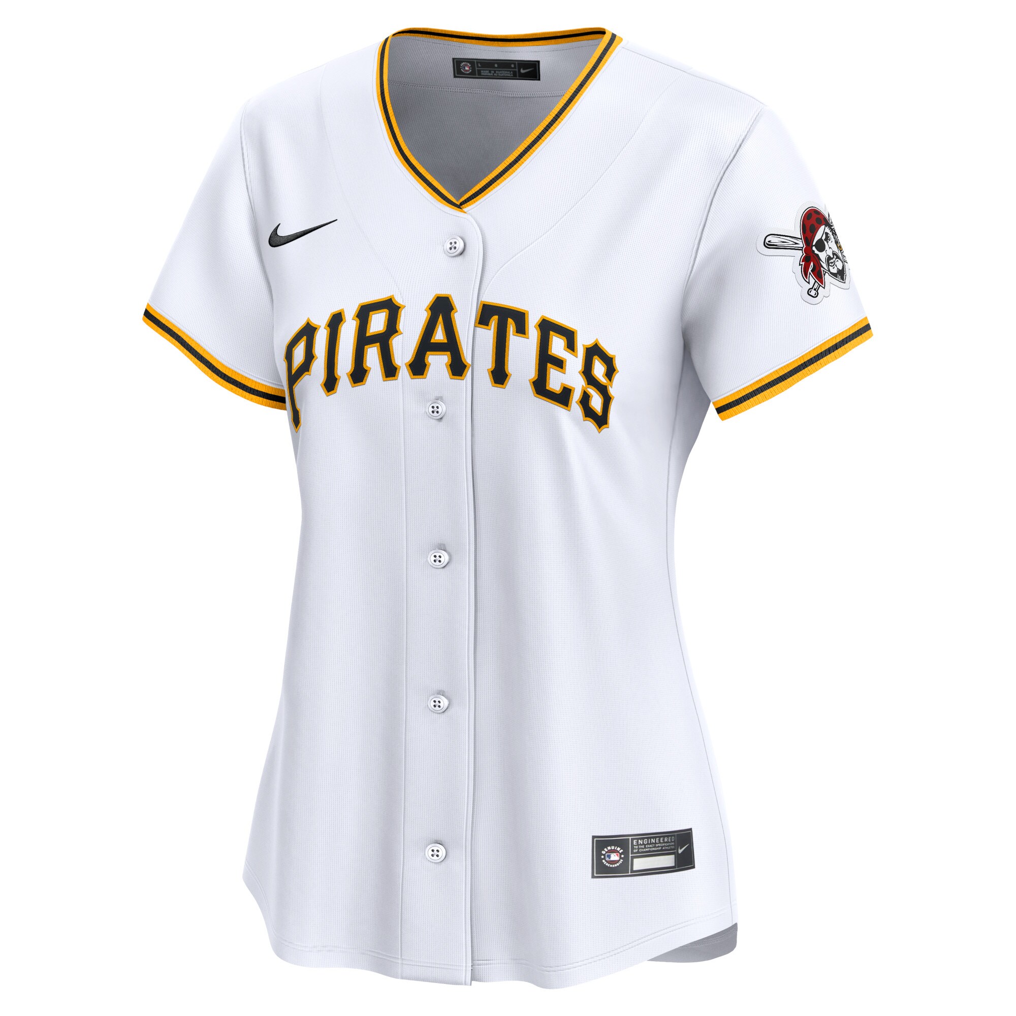 Pittsburgh Pirates Women's 2024 Jackie Robinson Day Home Limited Jersey White