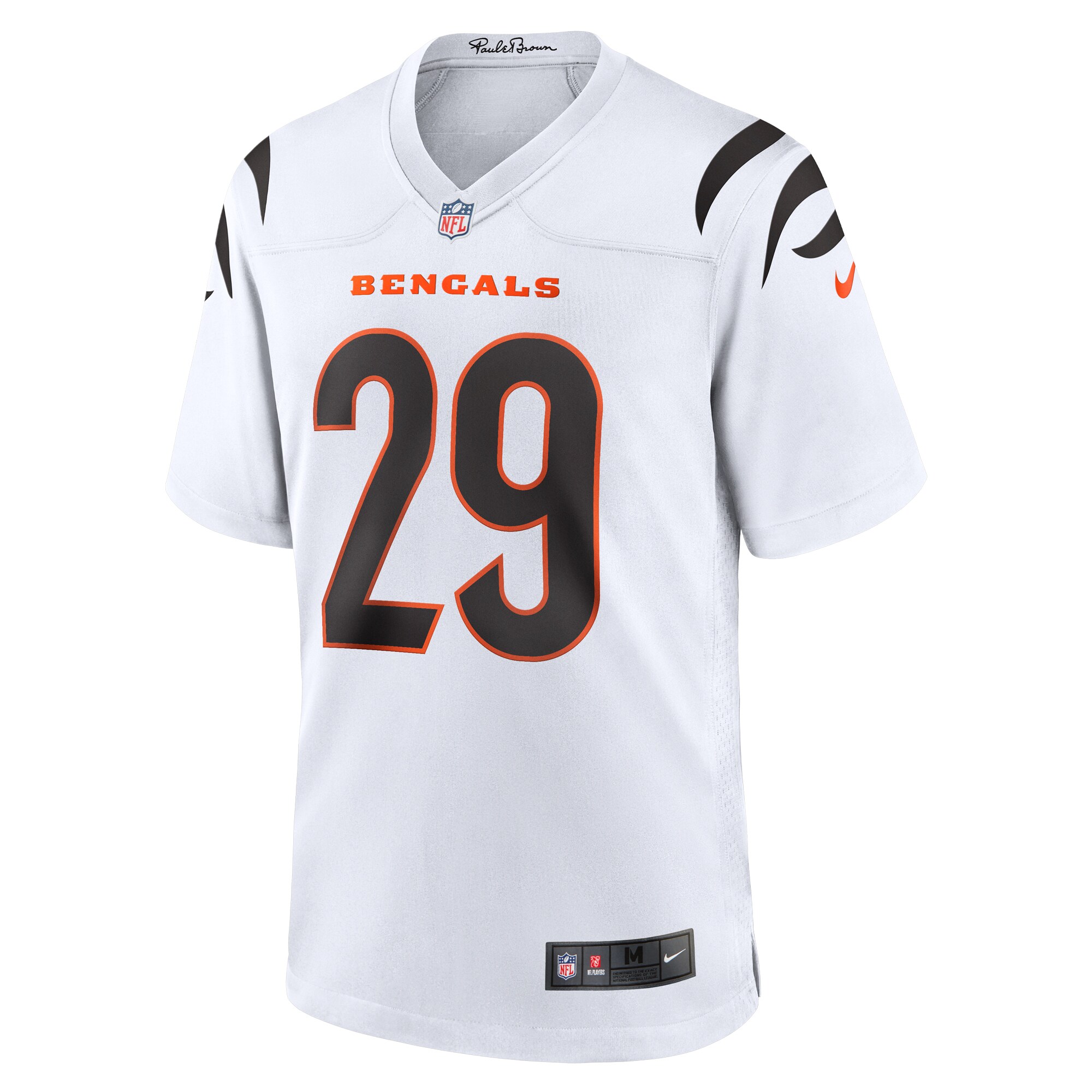 Cam Taylor-Britt Cincinnati Bengals   Game Jersey -  White