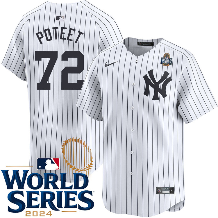 Cody Poteet New York Yankees Youth Home Limited World Series Jersey