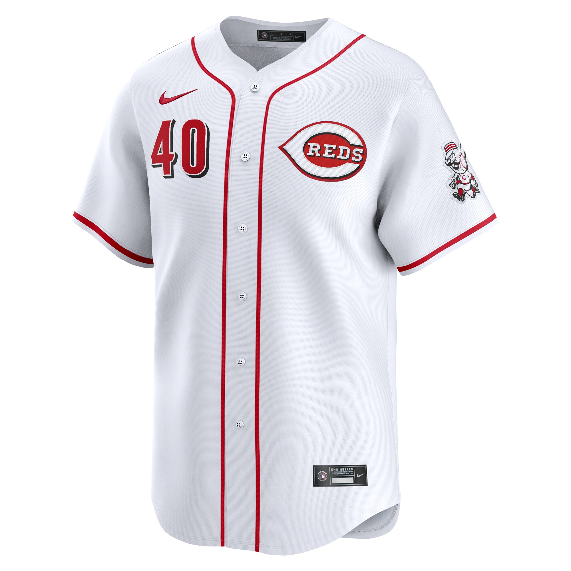 Nick Lodolo Cincinnati Reds  Home Limited Player Jersey - White