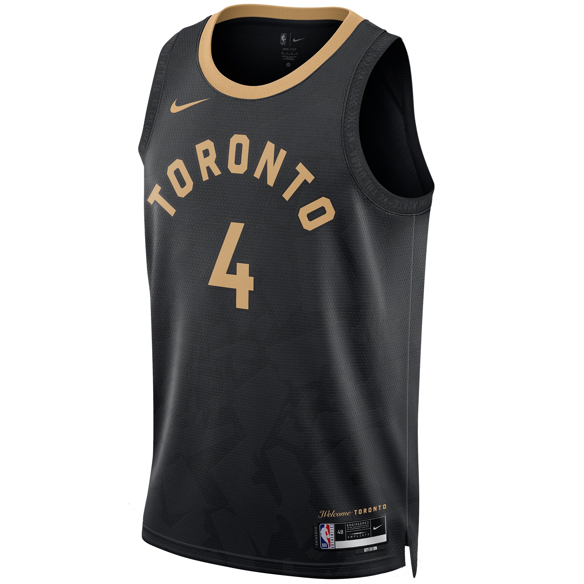 Scottie Barnes Toronto Raptors Unisex 2022\/23 Swingman Jersey - City Edition - Black
