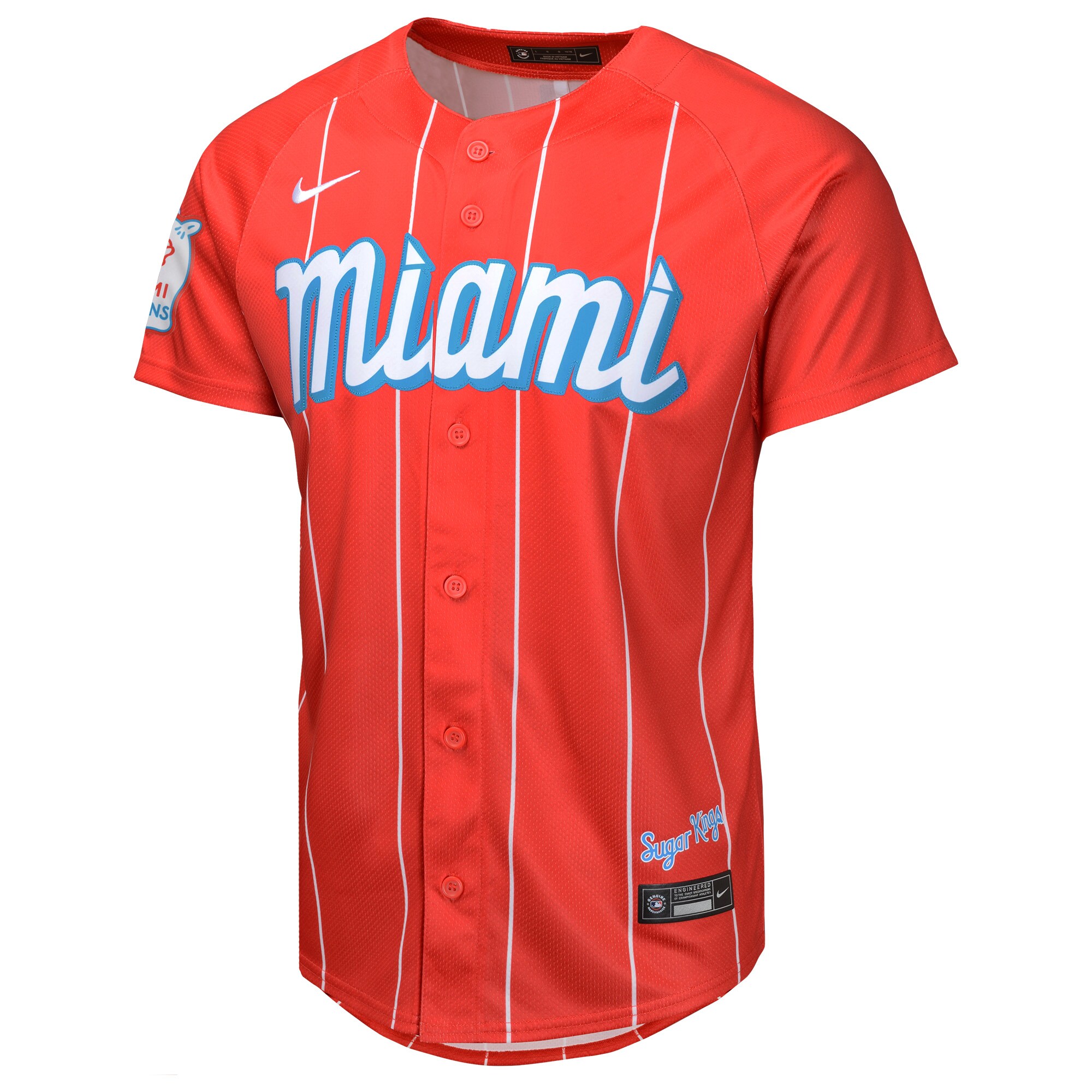Jazz Chisholm Jr. Miami Marlins Youth City Connect Limited Player Jersey - Red