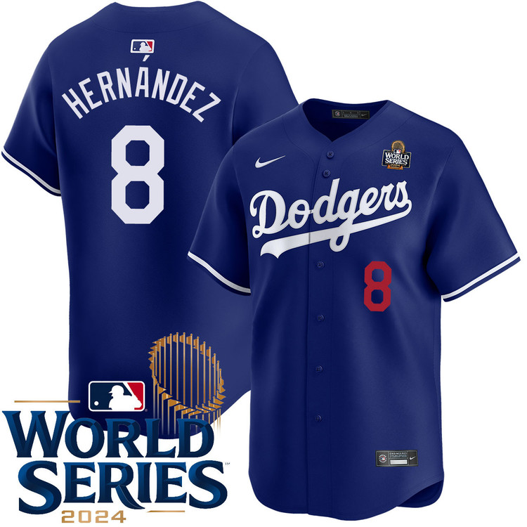 Enrique Hernandez Los Angeles Dodgers Alternate Royal Limited World Series Jersey