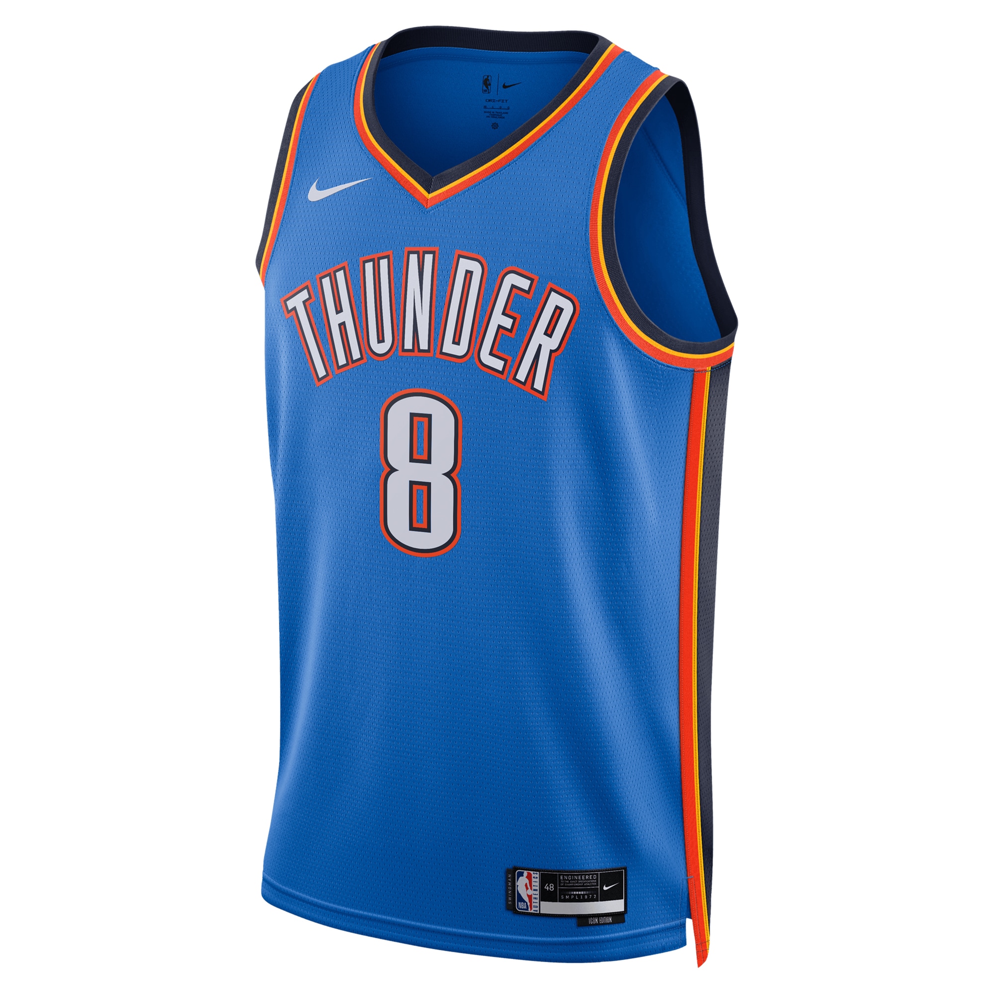 Jalen Williams Oklahoma City Thunder Unisex Swingman Replica Jersey - Icon Edition - Blue