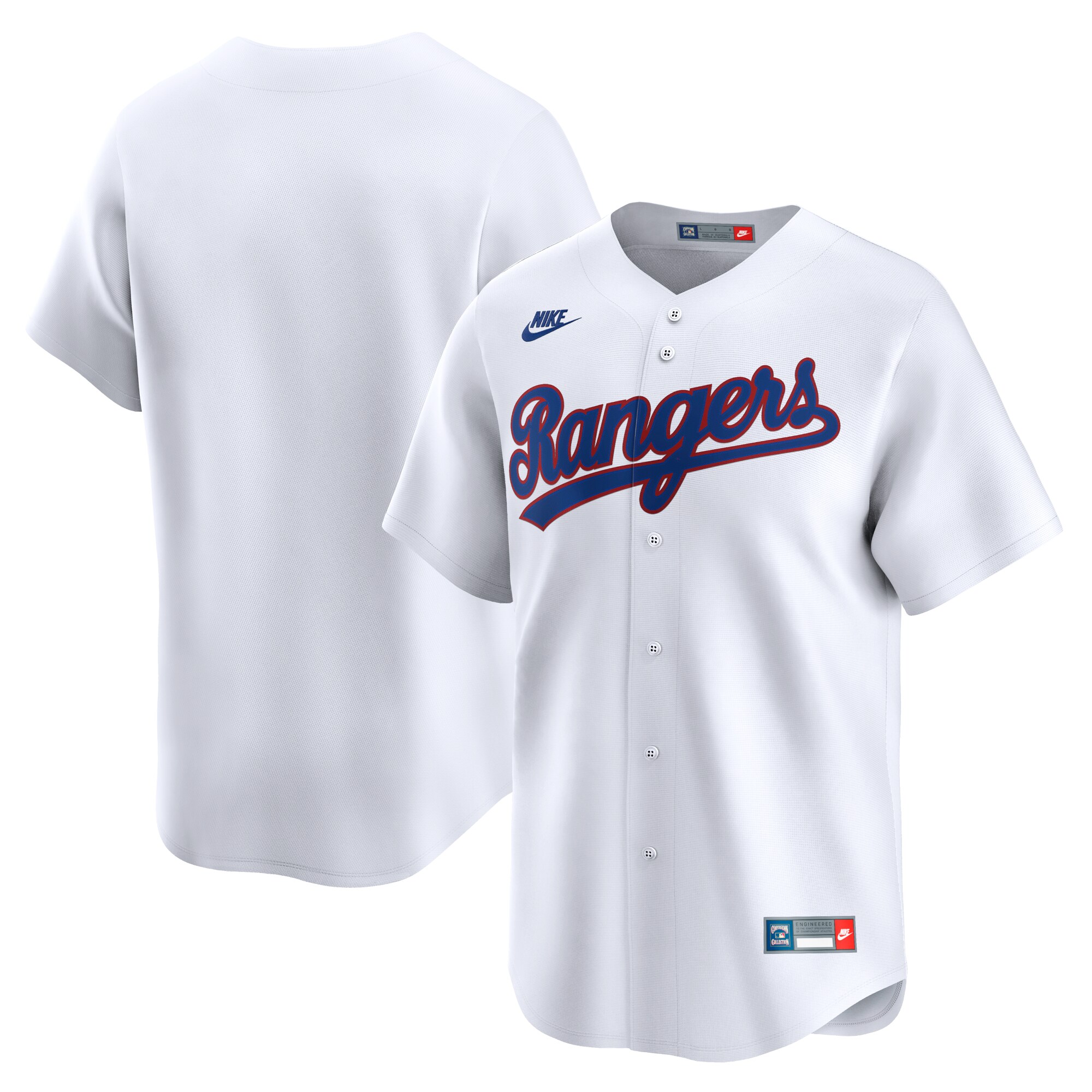 Texas Rangers  Cooperstown Collection Limited Jersey - White