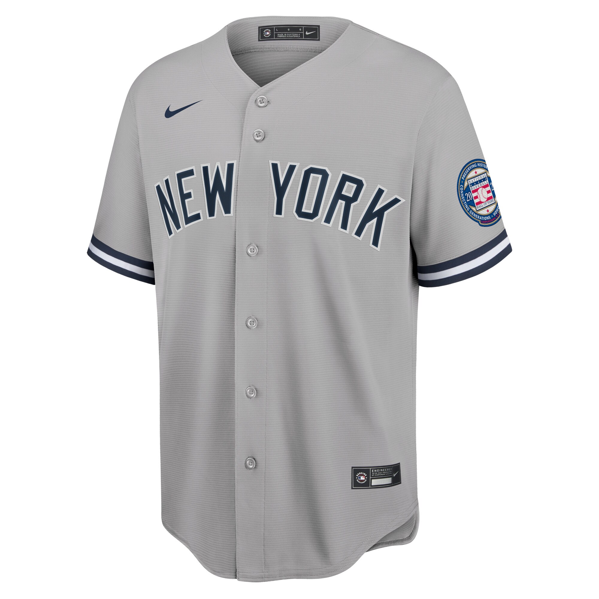 Derek Jeter New York Yankees 2020 Hall of Fame Induction Replica Jersey - Gray