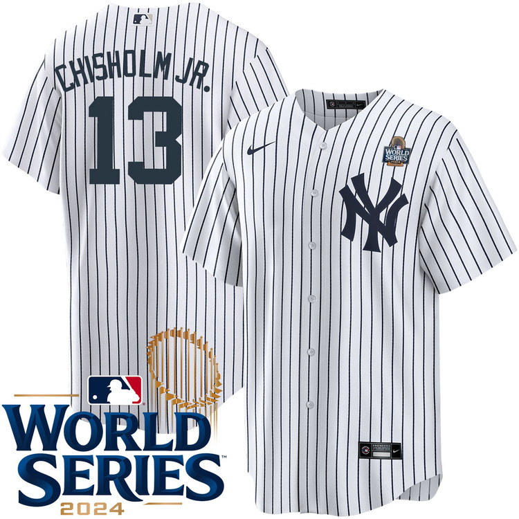 Jazz Chisholm Jr. New York Yankees Home World Series Jersey