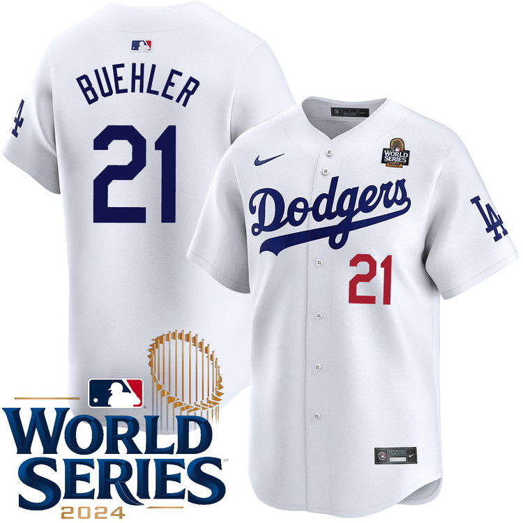 Walker Buehler Los Angeles Dodgers Home Limited World Series Jersey