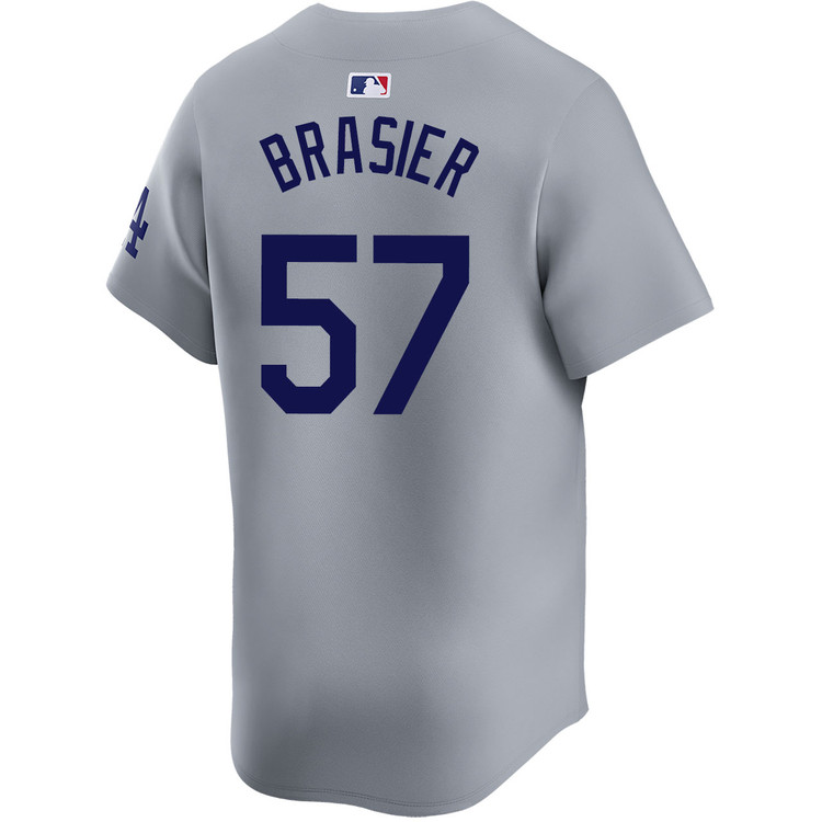 Ryan Brasier Los Angeles Dodgers Alternate Road Limited Jersey