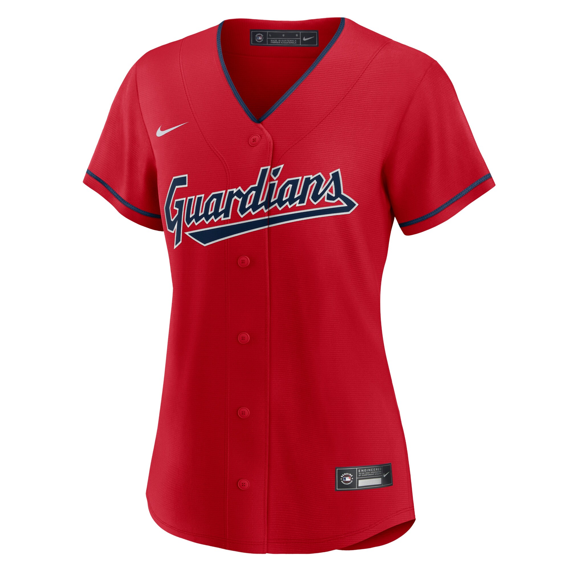 Cleveland Guardians  Women's Alternate Replica Team Jersey - Red