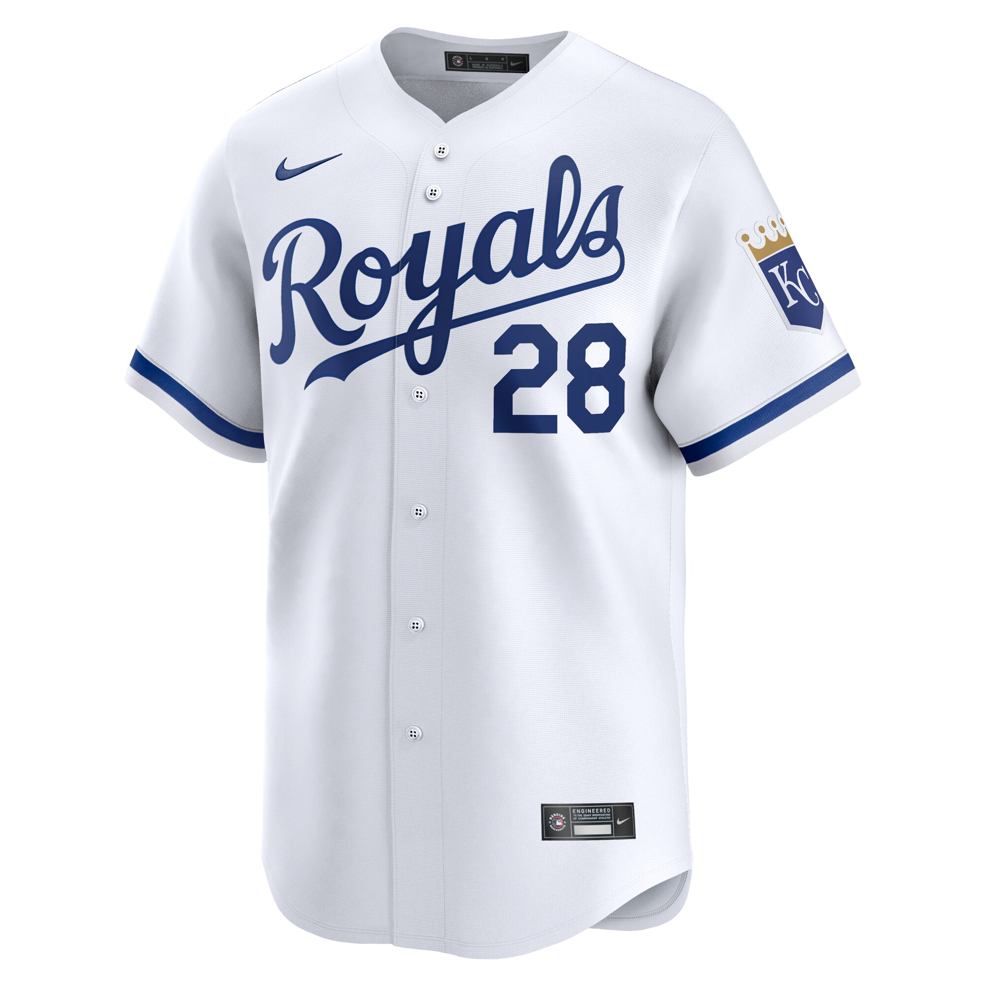 Kyle Isbel Kansas City Royals  Home Limited Player Jersey - White