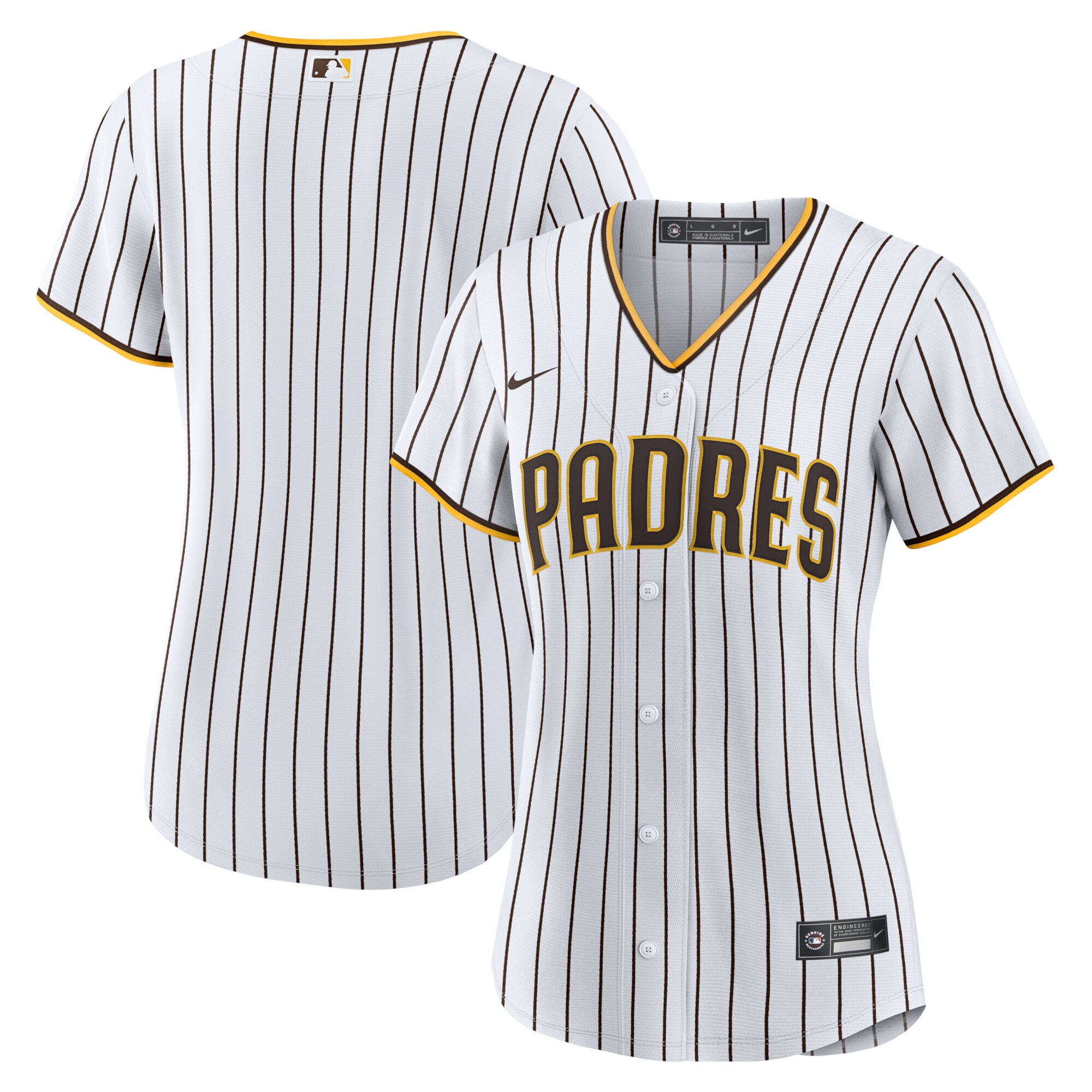 San Diego Padres  Women's Home Replica Team Jersey - White