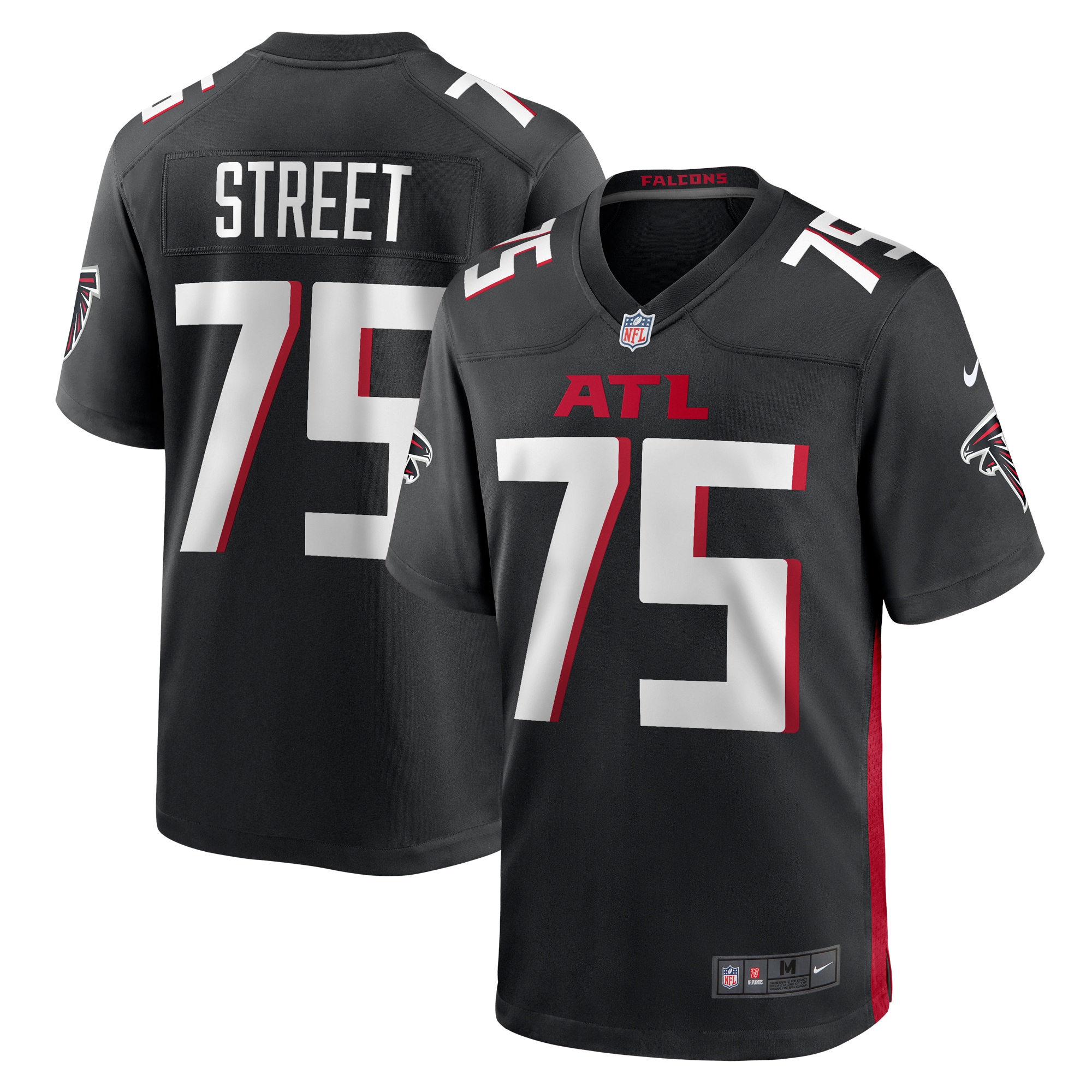 Kentavius Street Atlanta Falcons   Game Jersey -  Black