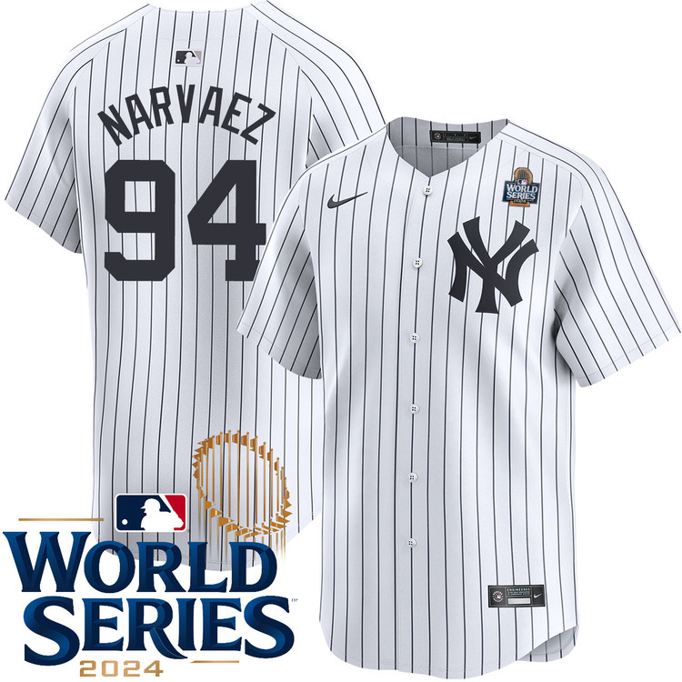 Carlos Narvaez New York Yankees Home Limited World Series Jersey