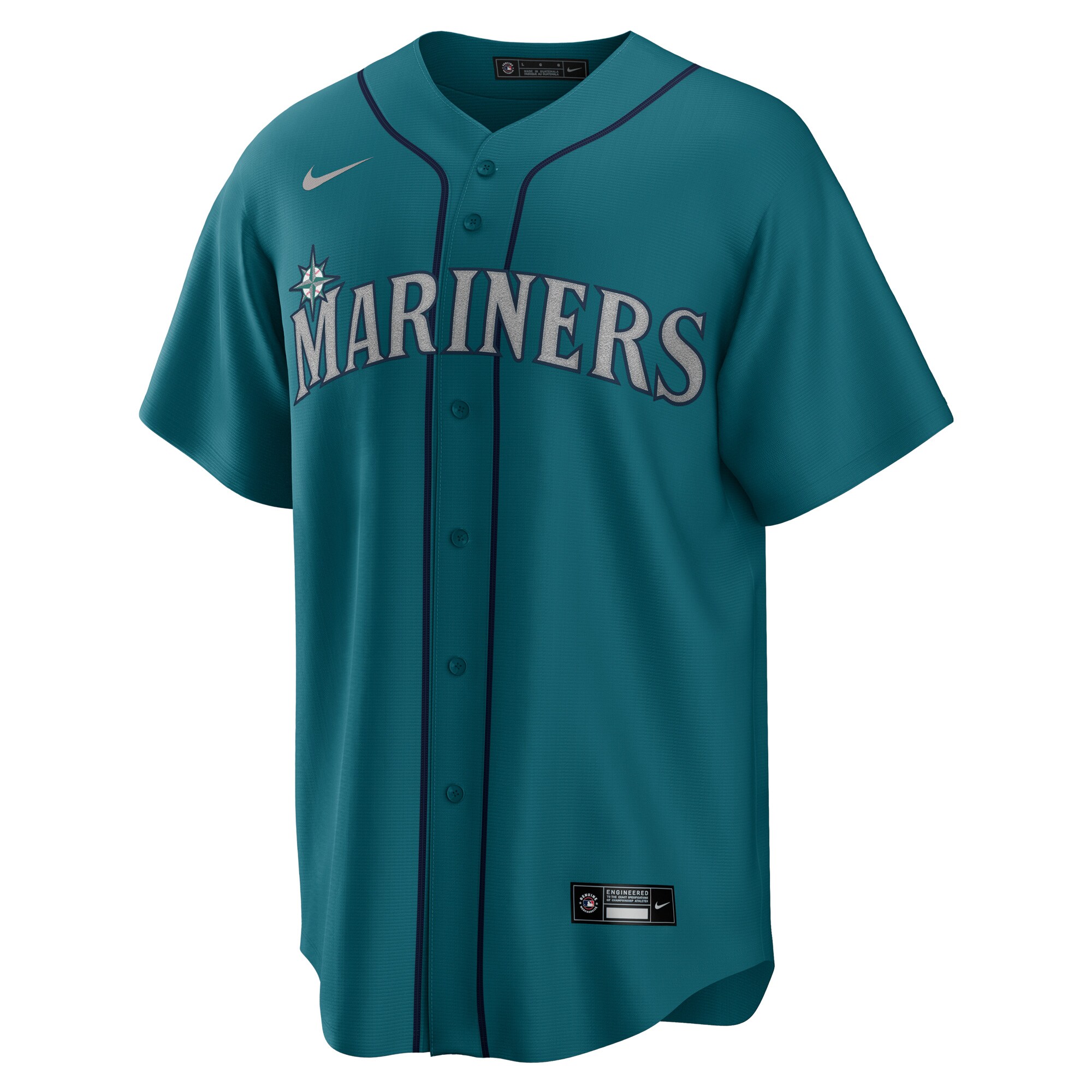 Julio Rodriguez Seattle Mariners Official Replica Player Jersey - Aqua