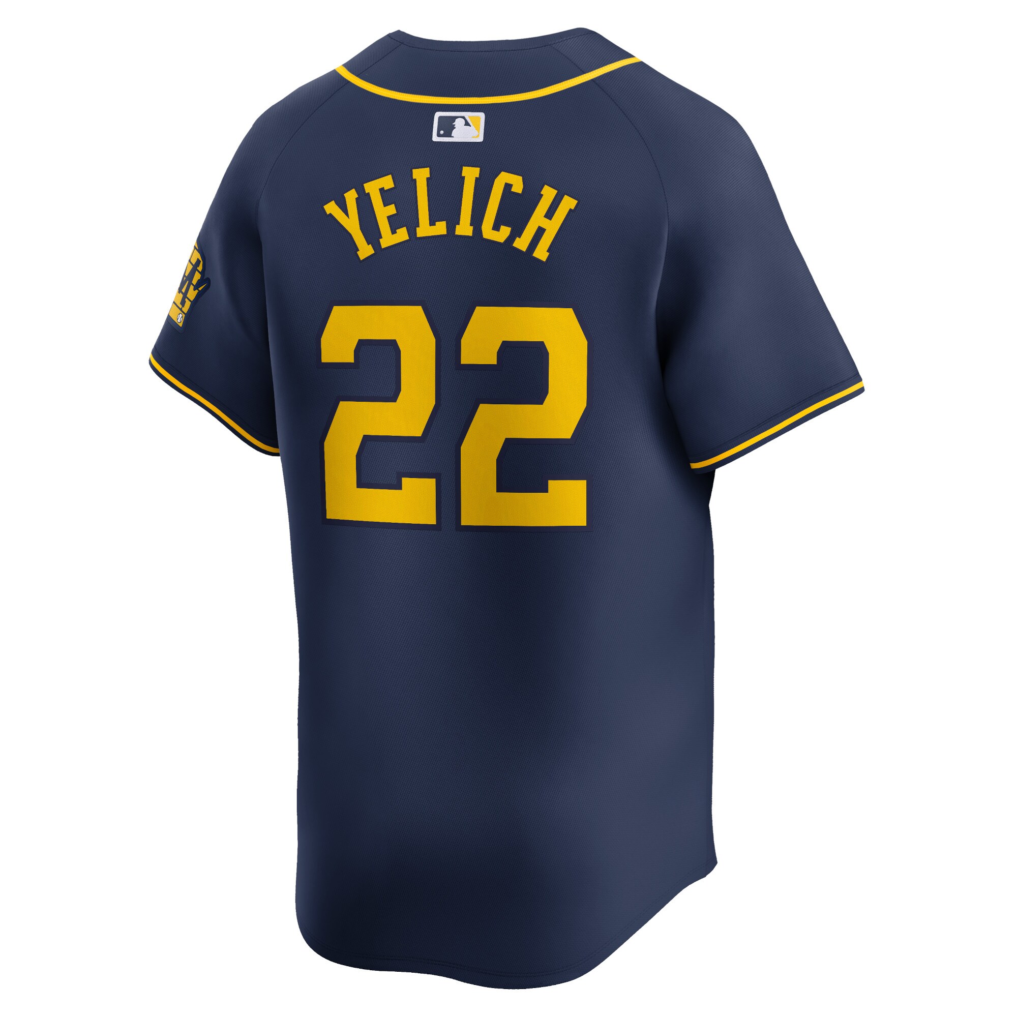 Christian Yelich Milwaukee Brewers  Alternate Limited Player Jersey Navy