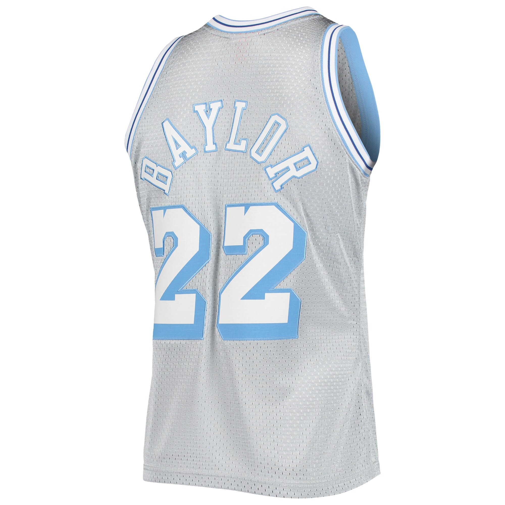 Elgin Baylor Los Angeles Lakers Mitchell & Ness 75th Anniversary 1960\/61 Hardwood Classics Swingman Jersey - Silver