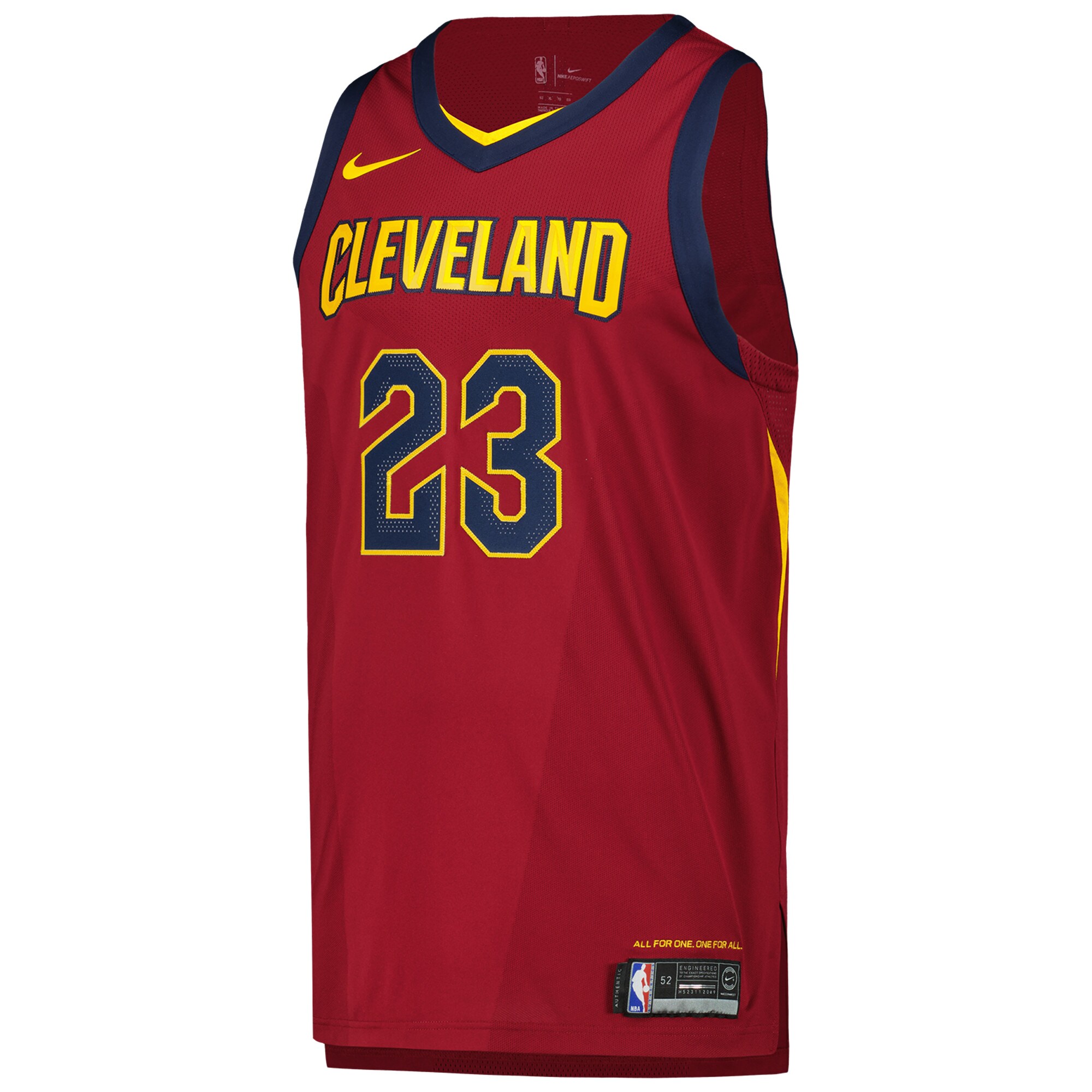 LeBron James Cleveland Cavaliers Authentic Player Jersey - Icon Edition - Wine