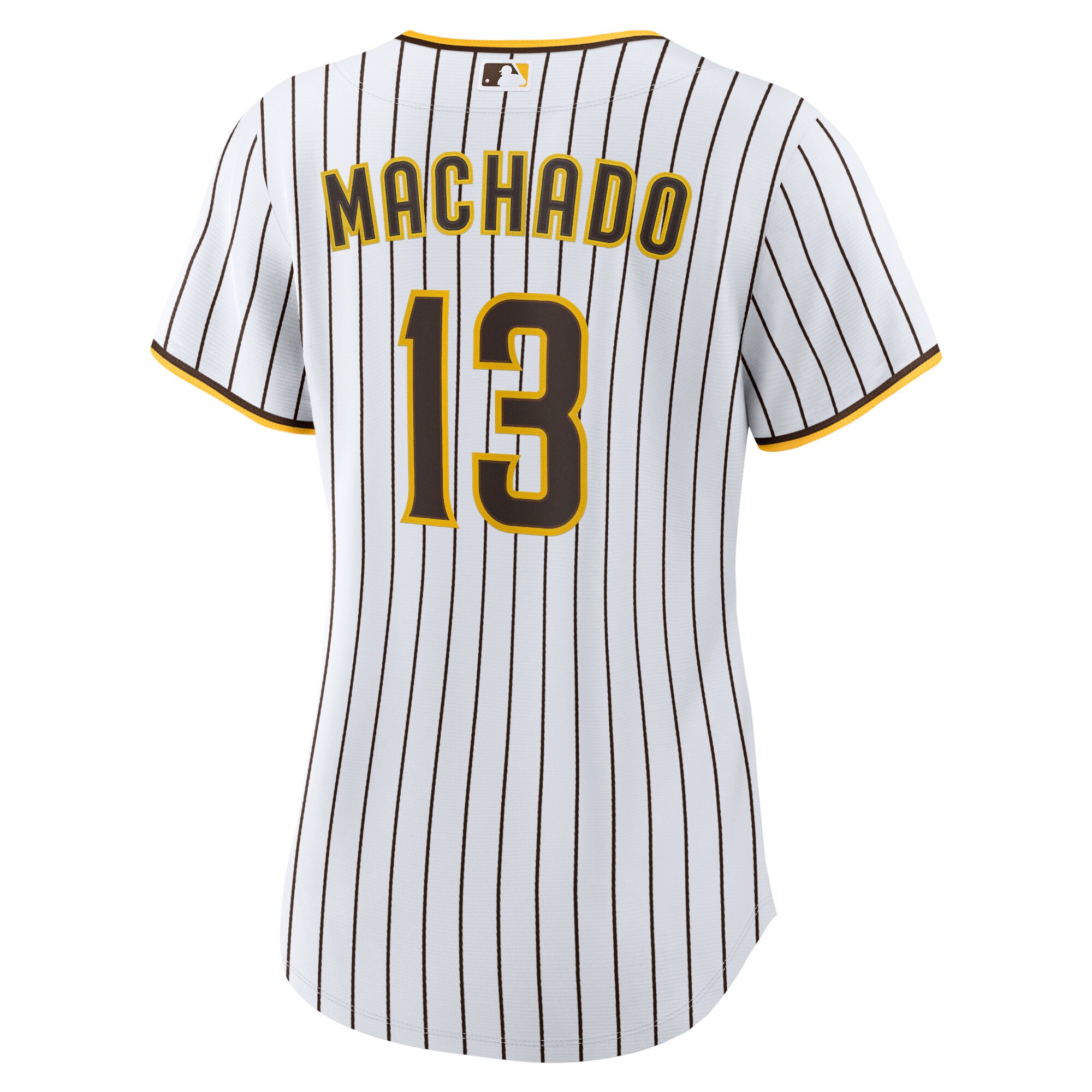 Manny Machado San Diego Padres  Women's Home Replica Player Jersey - White\/Brown