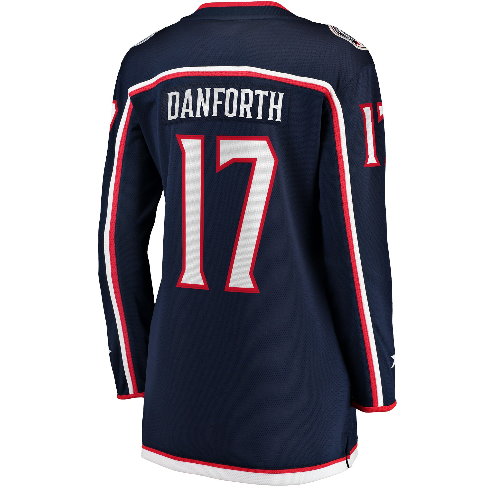 Justin Danforth Columbus Blue Jackets Fanatics Women's Home Breakaway Player Jersey - Navy
