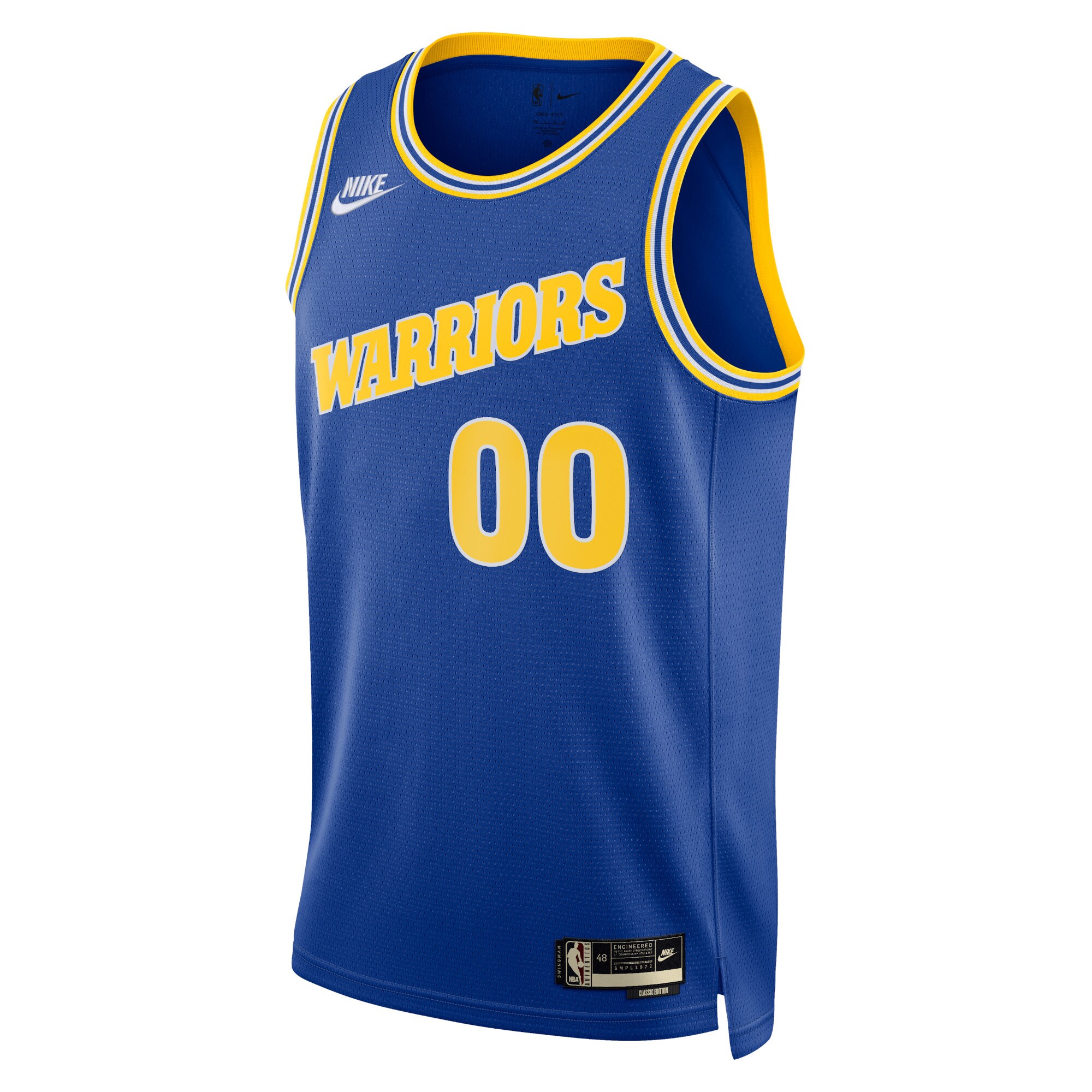 Golden State Warriors Unisex 2022\/23 Custom Swingman Jersey - Classic Edition - Blue